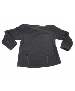 Кофта флисовая тактическая с капюшоном (черная)