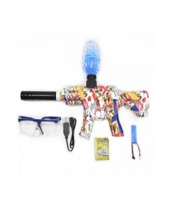 Детский орбиз автомат Orbeegun  STD HK416 (оранжевый граффити)