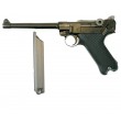 |Уценка| Страйкбольный пистолет WE Luger P08 6” Black (№ WE-P002-SV-327-уц) - фото № 6