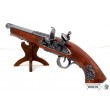 Макет пистолет кремневый леворукий, латунь (Франция, XVIII век) DE-1127-G - фото № 4