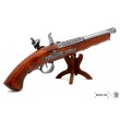 Макет пистолет кремневый леворукий, латунь (Франция, XVIII век) DE-1127-G - фото № 6