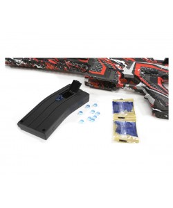 Детский орбиз автомат Orbeegun F668-6, M416 (красный  граффити)