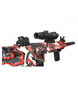 Детский орбиз автомат Orbeegun F668-6, M416 (красный  граффити)