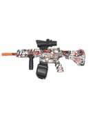 Детский орбиз автомат Orbeegun M416 F808 (белый граффити)