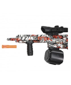 Детский орбиз автомат Orbeegun M416 F808 (белый граффити)