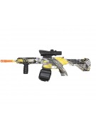 Детский орбиз автомат Orbeegun M416 F808 (желтый граффити)