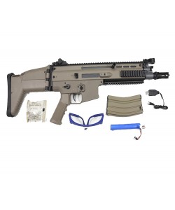 Детский орбиз автомат Orbeegun Cyma Scar-L (песочный)