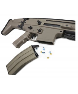 Детский орбиз автомат Orbeegun Cyma Scar-L (песочный)