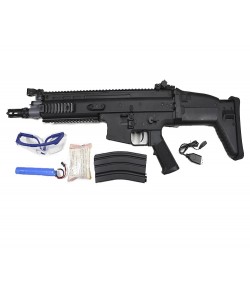 Детский орбиз автомат Orbeegun Cyma Scar-L (черный)