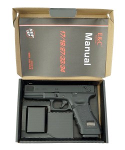 Страйкбольный пистолет East Crane Glock 18C GBB Black (EC-1103)