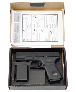 Страйкбольный пистолет East Crane Glock 19 Gen.3 GBB Black (EC-1301-BK)