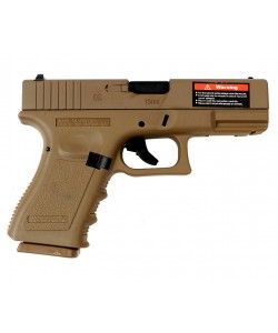 Страйкбольный пистолет East Crane Glock 19 Gen.3 GBB Desert (EC-1301-DE)