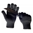 Перчатки тактические Стикхант Reinforce с защитой от порезов (чёрный) - фото № 2