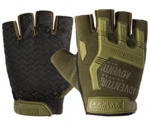 Перчатки тактические Outdoor Gloves Adventure укороченные (хаки)