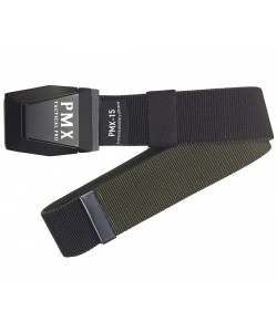 Ремень брючный PMX-15 с металлической застёжкой (зелёный)