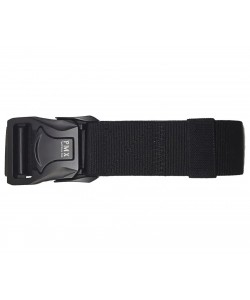 Ремень брючный PMX-16 с металлической застёжкой (черный)