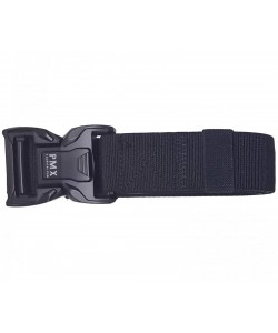 Ремень брючный PMX-17 с металлической застёжкой (черный)