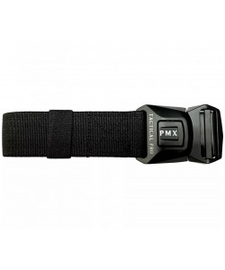 Ремень брючный PMX-18 с металлической застёжкой (черный)
