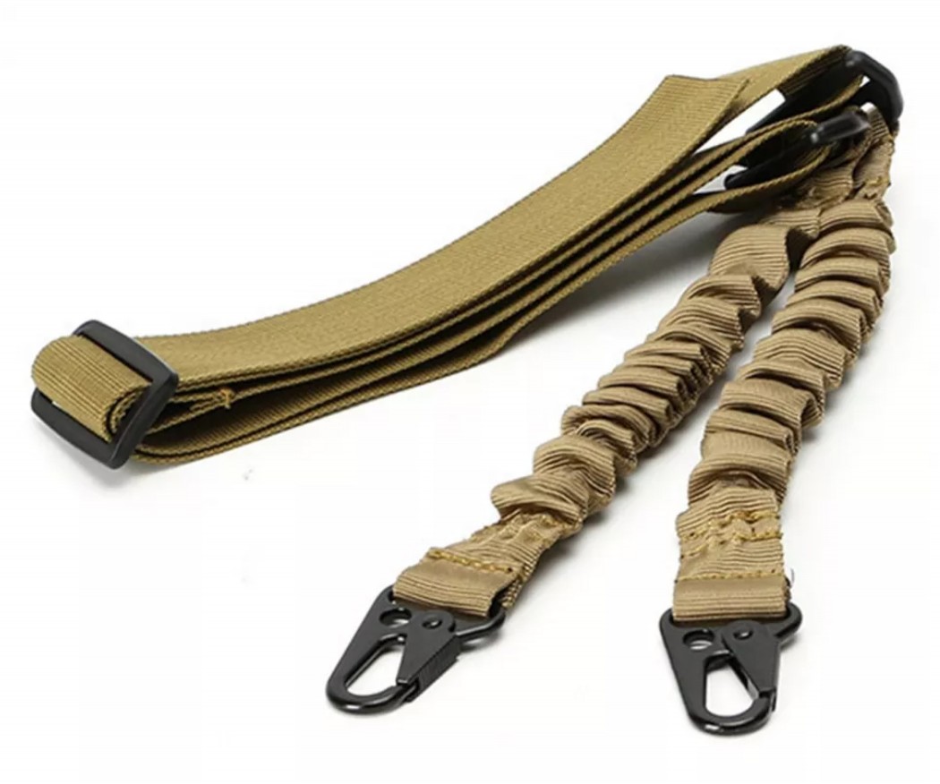Ремень оружейный PMX Tactical PMX-12 2-точечный с амортизатором (койот)