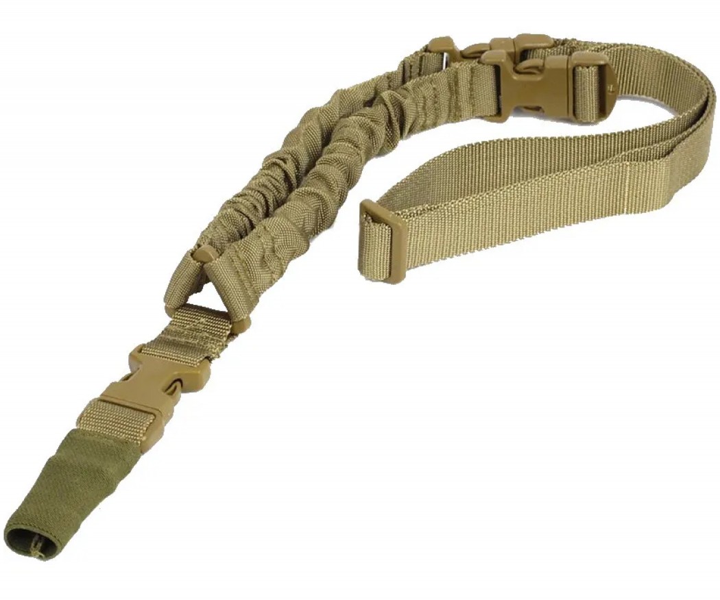 Ремень оружейный PMX Tactical PMX-11 II 1-точечный с амортизатором (койот)