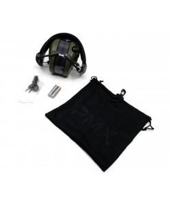 Наушники активные стрелковые PMX Tactical Pro PMX-44G 27, 85 ДБ (зелёный)