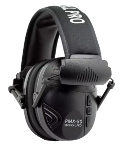 Наушники активные стрелковые PMX Tactical Pro PMX-50 28, 85 ДБ (черный)