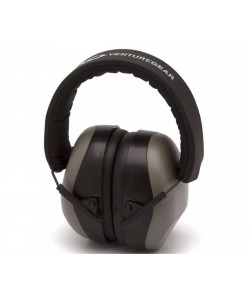 Наушники + очки Pyramex Venture Gear EverLite Range Kit NRR, 25ДБ (серые, прозрачные линзы)