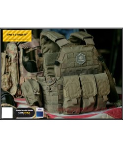 Разгрузочный жилет EmersonGear LBT6094A style Plate Carrier с 3 подсумками (Wolf Grey)
