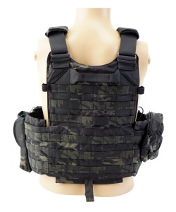 Разгрузочный жилет EmersonGear LBT6094A style Plate Carrier с 3 подсумками (Multicam Black)