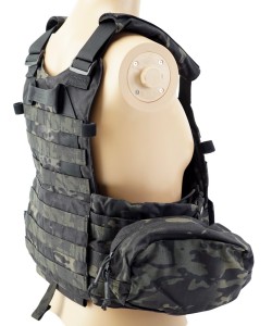 Разгрузочный жилет EmersonGear LBT6094A style Plate Carrier с 3 подсумками (Multicam Black)