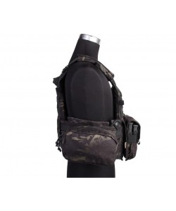 Разгрузочный жилет EmersonGear LBT6094A style Plate Carrier с 3 подсумками (Multicam Black)