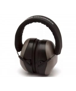 Наушники + очки Pyramex Venture Gear EverLite Range Kit NRR, 25ДБ (серые, желтые линзы)