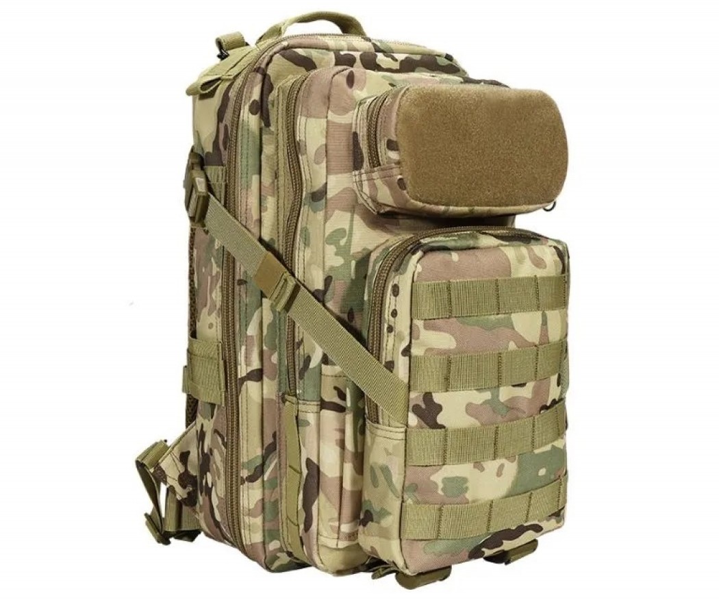 Тактический рюкзак Yakeda BK-2282 Molle, 600D +PVC, 25 л (Multicam)
