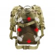 Тактический рюкзак Yakeda BK-2282 Molle, 600D +PVC, 25 л (Multicam) - фото № 3