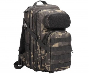 Тактический рюкзак Yakeda BK-2282 Molle, 600D +PVC, 25 л (Black Multicam)