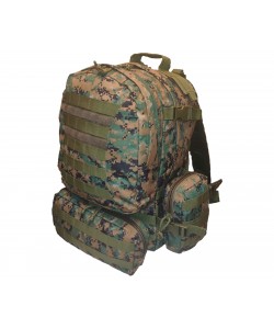 Рейдовый рюкзак Yakeda 19215 Molle, 600D +PVC, 50 л (WoodLand Digital)