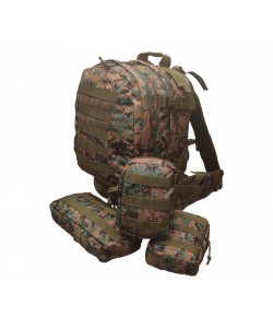 Рейдовый рюкзак Yakeda 19215 Molle, 600D +PVC, 50 л (WoodLand Digital)
