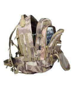 Рейдовый тактический рюкзак Yakeda A88051 Molle, 45 л (A-Tacs)
