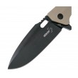 Нож складной Boker Plus Caracal Folder Black 8,7 см, сталь D2, рукоять G10 Desert - фото № 4