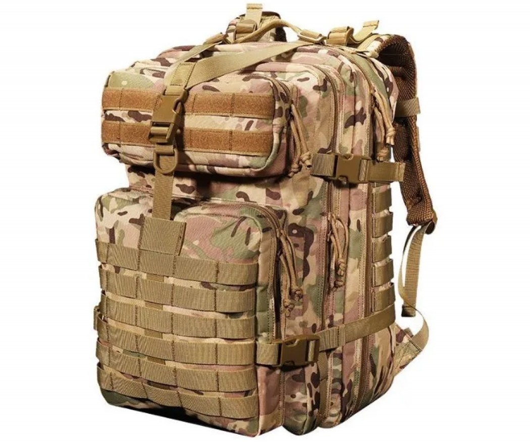 Тактический рюкзак Yakeda BK-2265 Molle, 600D +PVC, 45 л (Multicam)
