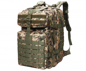 Тактический рюкзак Yakeda BK-2265 Molle, 600D +PVC, 45 л (WoodLand Digital)
