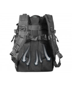 Тактический рюкзак Yakeda KF-053B Molle, 600D +PVC, 45 л (Black)