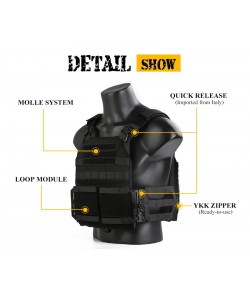 Разгрузочный жилет EmersonGear Quick Release Jum Plate Carrier 2.0 (Multicam Black)