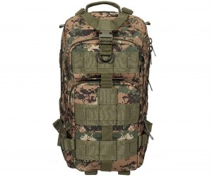 Тактический рюкзак Yakeda BK-5043 Molle, 600D +PVC, 25 л (WoodLand Digital)