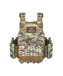 Разгрузочный бронежилет Yakeda VT-6026-3 быстросъемный, с подсумками (Multicam)