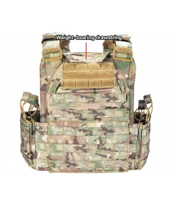 Разгрузочный бронежилет Yakeda VT-6026-3 быстросъемный, с подсумками (Multicam)