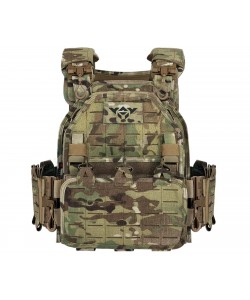 Разгрузочный бронежилет Yakeda VT-6094A быстросъемный, с подсумками (Multicam)