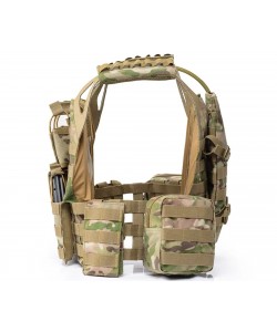 Разгрузочный бронежилет Yakeda VT-8141 Plate Carrier быстросъемный, с подсумками и гидратором (WoodLand)