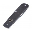 Нож складной Boker Plus Tech-Tool Carbon 1 7 см, сталь Sandvik 12С27, рукоять Carbon Fiber Grey - фото № 2