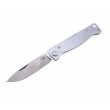Нож складной Boker Plus  Atlas 7,2 см, сталь Sandvik 12С27, рукоять сталь Grey - фото № 1